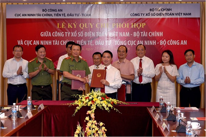 Ký kết đảm bảo an ninh, an toàn trong kinh doanh xổ số điện toán