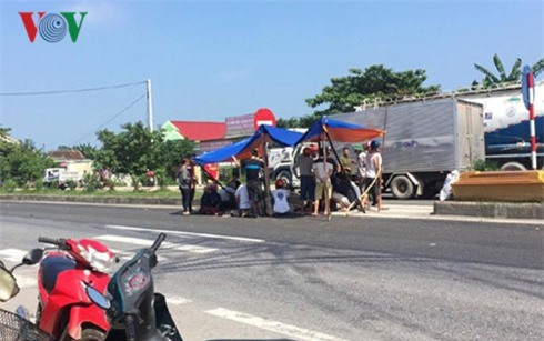 Xe tải đâm xe máy, 1 người tử vong tại chỗ