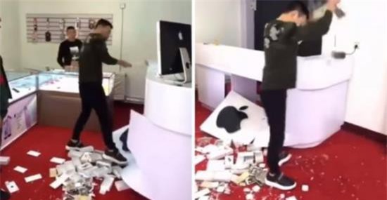 Bực tức, nam thanh niên chi 1,6 tỷ mua iPhone rồi đập nát