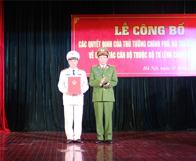 Công bố Quyết định bổ nhiệm Tư lệnh Cảnh sát cơ động