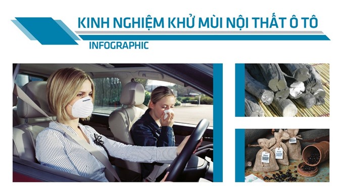 [Infographic] Kinh nghiệm bỏ túi cách khử mùi hôi trên xe ô tô