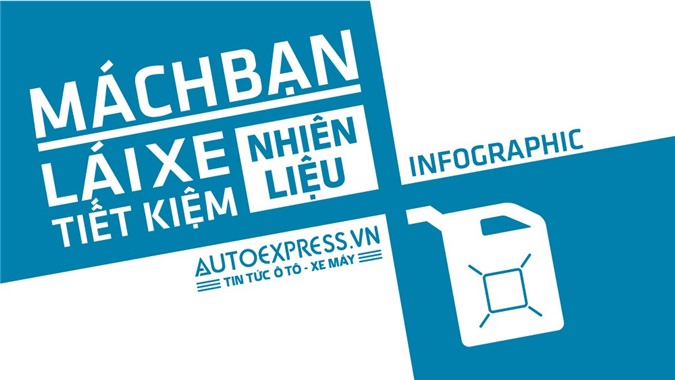 [Infographic] Kinh nghiệm lái xe tiết kiệm nhiên liệu cho tài mới