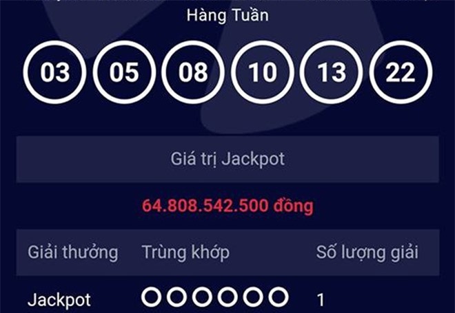 Vé số trúng gần 65 tỷ đồng được phát hành tại TP. HCM 