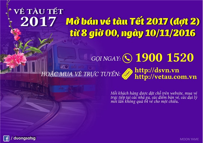 Công bố thời điểm mở bán thêm 17.500 vé tàu Tết đợt 2