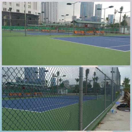 Cận cảnh tổ hợp sân tennis 'khủng' 'mọc lên giữa ban ngày' ở Thủ đô