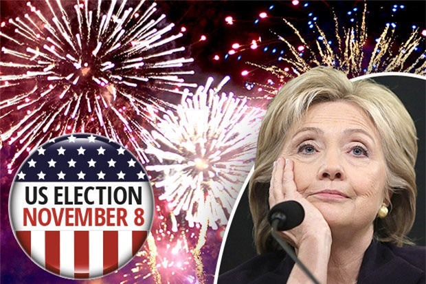 Hillary Clinton bí mật hủy kế hoạch bắn pháo hoa mừng chiến thắng