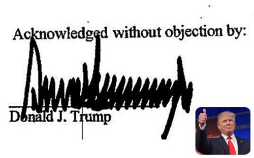 Xem chữ ký của ông Donald Trump và các chính trị gia thế giới