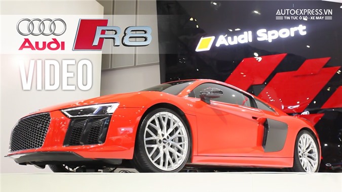 [VIDEO] Cận cảnh Audi R8 V10 Plus đầu tiên tại Việt Nam