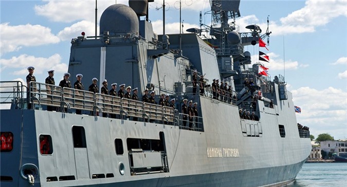 Chiến hạm Nga phóng tên lửa tiêu diệt IS ở Syria