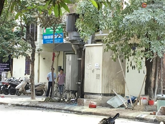 Bốt điện nổ như bom trên đường Trưng Nhị, Hà Đông