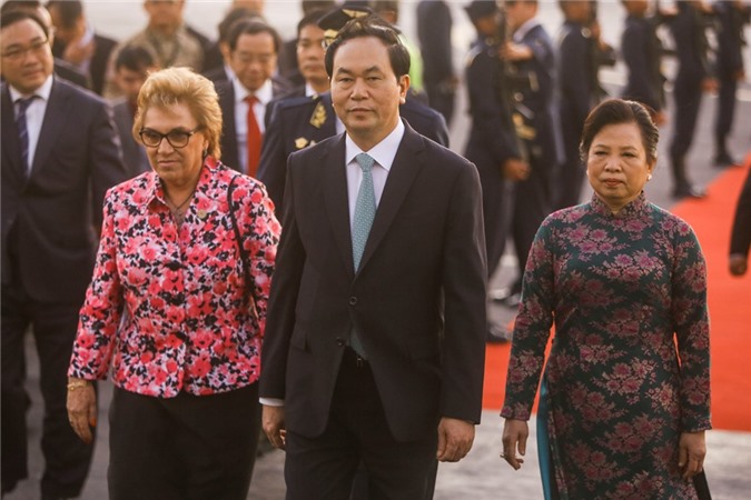 Chủ tịch nước Trần Đại Quang sắp hội đàm với Tổng thống Nga Putin