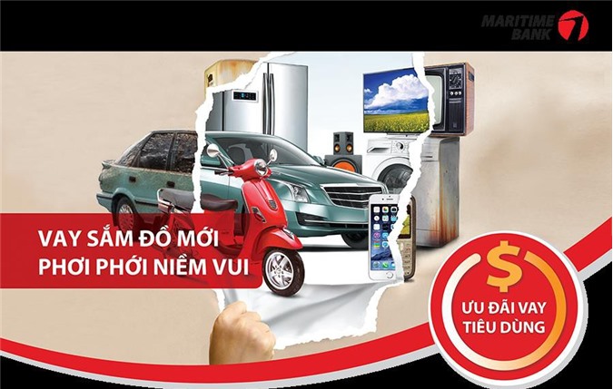 Mua sắm thỏa thích với nhiều ưu đãi trả góp qua thẻ tín dụng Maritime Bank