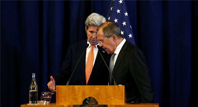 Ngoại trưởng Nga - Mỹ gặp mặt lần đầu sau bầu cử Mỹ