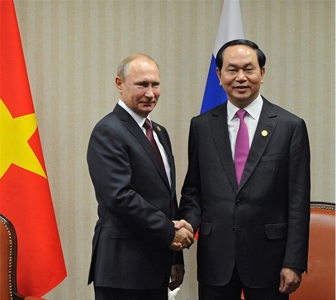  Chủ tịch nước Trần Đại Quang mời ông Putin thăm Việt Nam