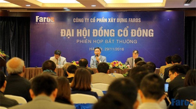 ĐHCĐ Faros thông qua việc tăng vốn lên 5.375 tỷ đồng