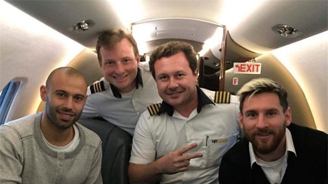 Siêu sao Messi từng đi trên chiếc máy bay rơi ở Colombia