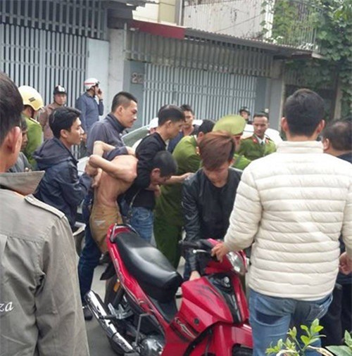 Công an Hải Phòng nổ súng vây bắt kẻ ôm bình gas cố thủ