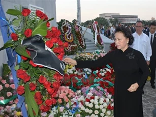 Việt Nam là đoàn quốc tế đầu tiên đến Cuba viếng lãnh tụ Fidel Castro