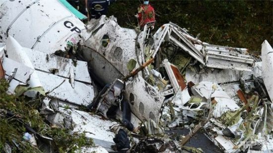 Kết quả điều tra hộp đen máy bay chở đội bóng Brazil rơi ở Columbia