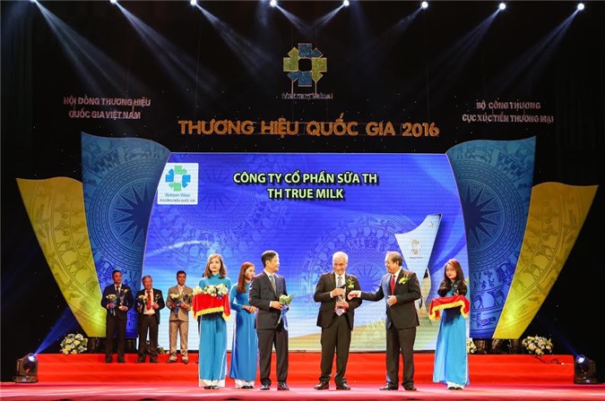 4 nhóm sản phẩm của TH true MILK được bình chọn Thương hiệu Quốc gia