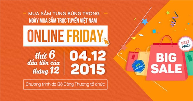 Săn khuyến mại "khủng" giảm tới 50%, Online Friday chính thức bắt đầu
