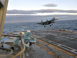 Nga: Su-33 rơi xuống biển sau khi thực hiện sứ mệnh ở Syria