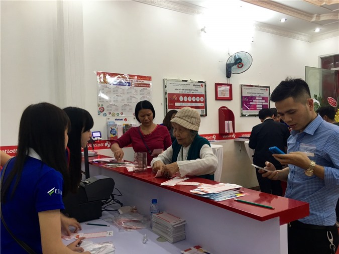 Xổ số Vietlott bán ở Hà Nội đạt doanh thu "khủng" 