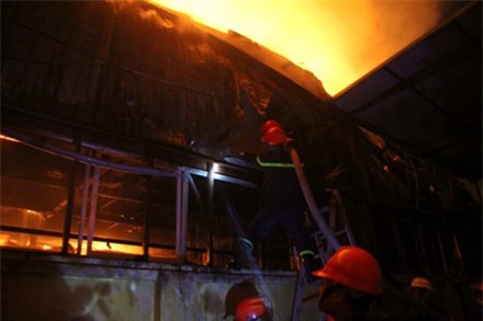 Thông tin chính thức vụ cháy thiệt hại hàng chục tỷ tại KCN La Phù