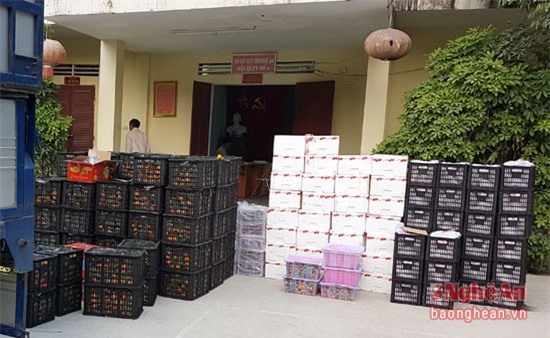 Bắt giữ 2,5 tấn hoa quả nhập lậu từ TQ về Nghệ An tiêu thụ