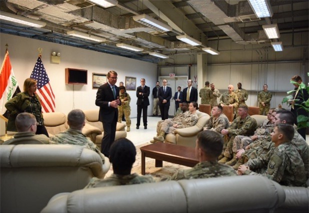 Bộ trưởng Quốc phòng Mỹ bất ngờ tới thăm Iraq