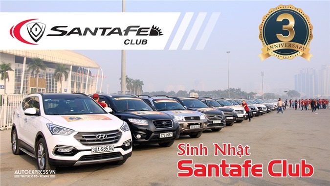 [VIDEO] Hơn 50 chiếc Hyundai SantaFe tạo hình ấn tượng mừng sinh nhật 3 tuổi Fe Club tại Hà Nội