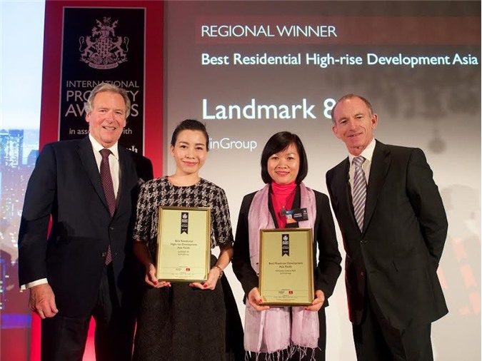 Vingroup giành giải nhất bất động sản quốc tế năm 2016