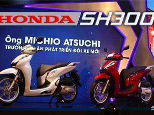 Honda SH300i 2016 nhập khẩu chính hãng lần đầu ra mắt khách hàng Việt