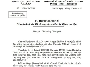 Tuổi nghỉ hưu có thể được tăng lên nam 62 và nữ 60