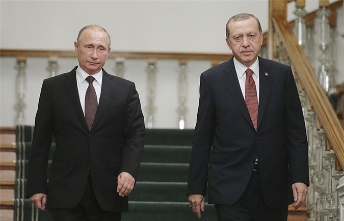 Kremlin: Putin, Erdogan điện đàm về tình hình Aleppo, Syria