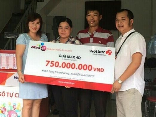 Hơn 71.000 người trúng thưởng xổ số Max 4D của Vietlott trong 1 tháng