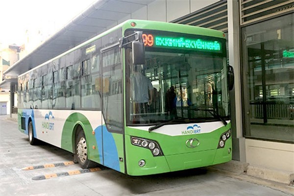 Buýt BRT hoạt động từ 1/1/2017, chạy miễn phí một tháng