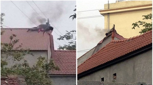 Sửa mái tôn, nam thanh niên bị điện cao thế hút ngược lên dây