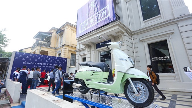 Cận cảnh xe tay ga Peugeot Django 125 tại Việt Nam