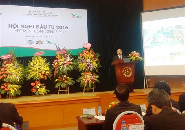 Khu Công nghệ cao Hòa Lạc tổ chức Hội nghị đầu tư 2016