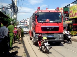 Xe cứu hỏa gây tai nạn ở Sài Gòn, một người tử vong