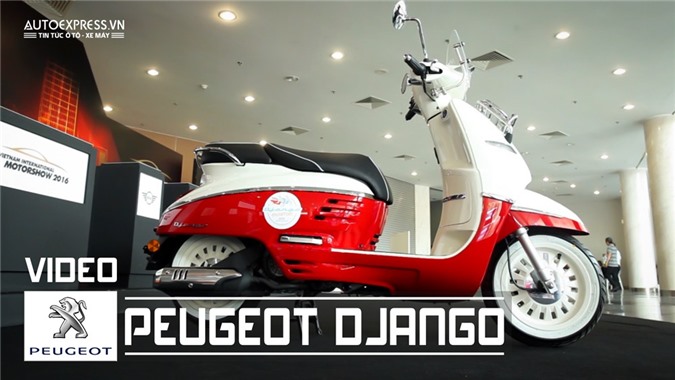 Soi chi tiết xe ga Peugeot Django 125 giá 68,5 triệu đồng tại Việt Nam