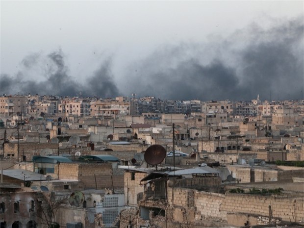 Quân nổi dậy Syria lại không kích vùng ngoại ô thành phố Aleppo