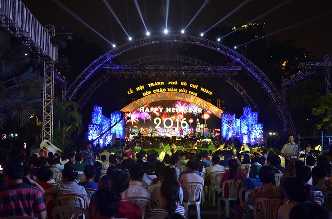 Hàng loạt hoạt động đặc sắc đón chào năm mới 2017 ở Sài Gòn