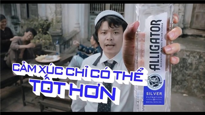 Rượu Vodka cá sấu ngang nhiên quảng cáo trái phép