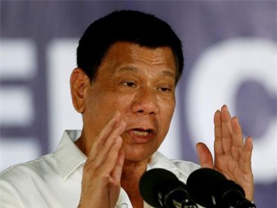 Duterte: Phippines không lo ngại về đảo nhân tạo Trung Quốc ở Biển Đông