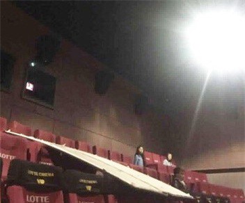 Cô gái nhập viện vì mảng trần rạp chiếu phim Lotte rơi trúng đầu