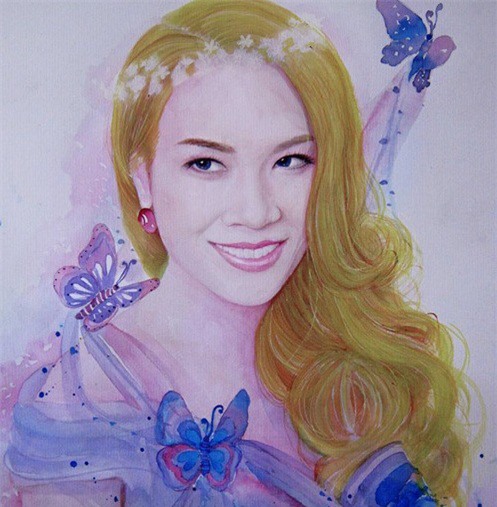 Ng&#x1EAF;m &#x1EA3;nh M&#x1EF9; T&#xE2;m &#x111;&#x1EB9;p r&#x1EA1;ng ng&#x1EDD;i qua tranh v&#x1EBD;