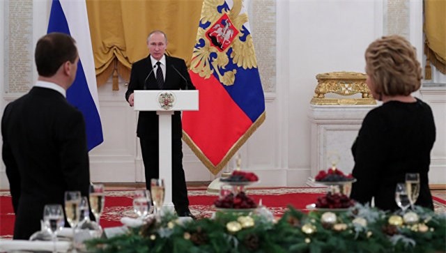 Tổng thống Nga Putin đổi nghi thức đón năm mới ở Điện Kremlin