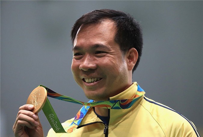 Xạ thủ Hoàng Xuân Vinh là vận động viên tiêu biểu năm 2016